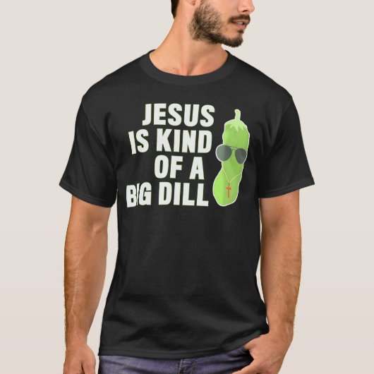 Pickle Lover Christelijk Jesus is een soort van gr T-shirt (Voorkant)