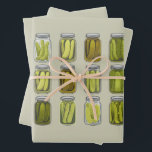 Pickle Lover  Ingeblikte Pickles Jar Christmas Inpakpapier Vel<br><div class="desc">Pickle Lover  Ingeblikte augurken Jar kerstcadeau</div>