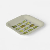 Pickle Lover  Ingeblikte Pickles Jar Christmas Papieren Bordje (Gebogen)