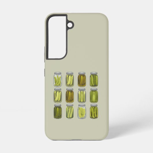 Pickle Lover Ingeblikte Pickles Jar Christmas Samsung Galaxy Hoesje (Achterkant)