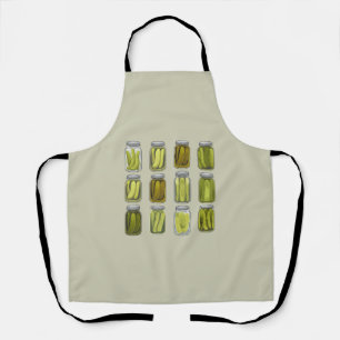 Pickle Lover Ingeblikte Pickles Jar Christmas Schort