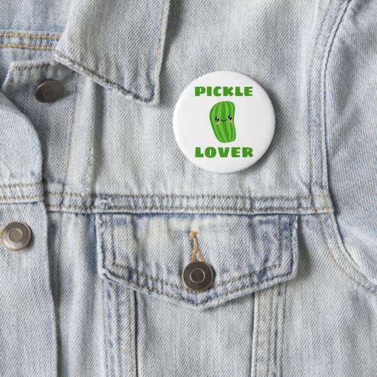 Pickle Lover Ronde Button 5,7 Cm (In situ)
