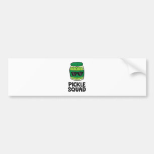 Pickle Lover Team Pickles Funny Pickle Squad Bumpersticker