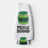Pickle Lover Team Pickles Funny Pickle Squad Flesjeskoeler (Voorkant)