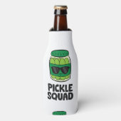 Pickle Lover Team Pickles Funny Pickle Squad Flesjeskoeler (Fles Voorkant)