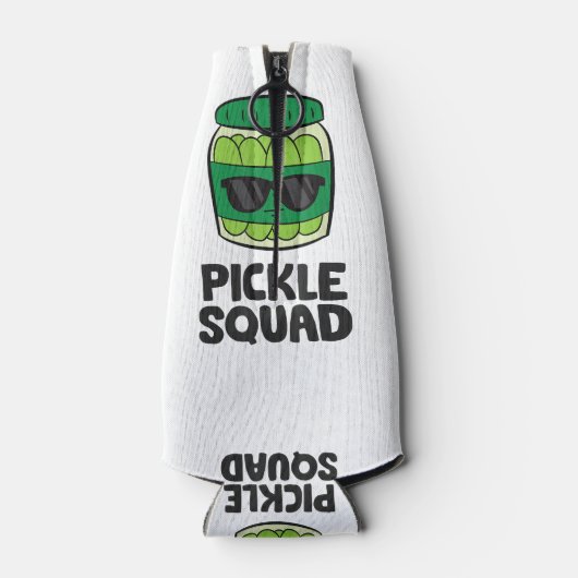 Pickle Lover Team Pickles Funny Pickle Squad Flesjeskoeler (Achterkant)