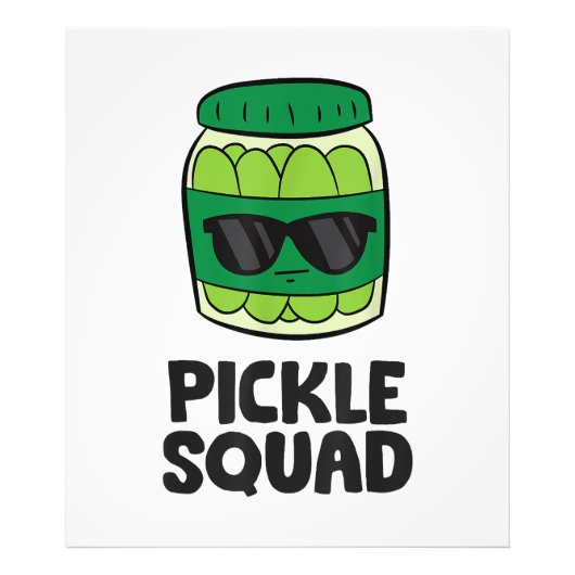 Pickle Lover Team Pickles Funny Pickle Squad Foto Afdruk (Voorkant)