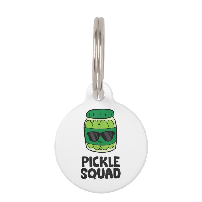 Pickle Lover Team Pickles Funny Pickle Squad Huisdierpenning (Voorkant)