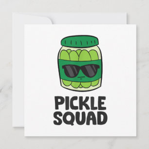 Pickle Lover Team Pickles Funny Pickle Squad Kaart