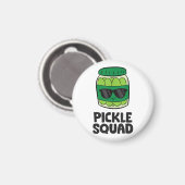 Pickle Lover Team Pickles Funny Pickle Squad Magneet (Voorkant / Achterkant)