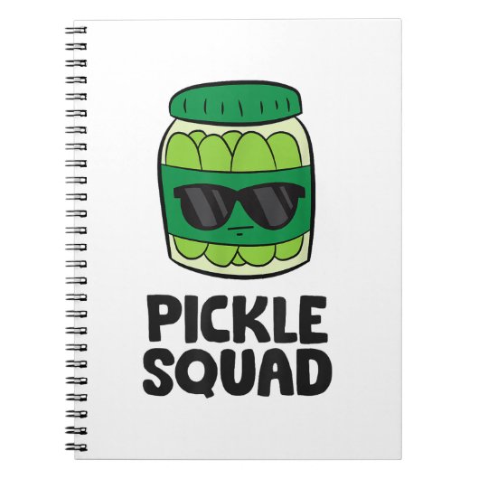 Pickle Lover Team Pickles Funny Pickle Squad Notitieboek (Voorkant)