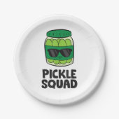 Pickle Lover Team Pickles Funny Pickle Squad Papieren Bordje (Voorkant)