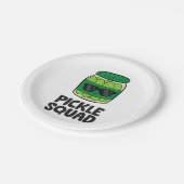 Pickle Lover Team Pickles Funny Pickle Squad Papieren Bordje (Gekanteld)