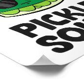 Pickle Lover Team Pickles Funny Pickle Squad Poster (Hoek)