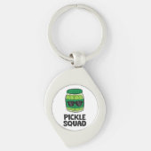 Pickle Lover Team Pickles Funny Pickle Squad Sleutelhanger (Voorkant)