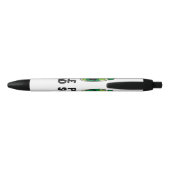 Pickle Lover Team Pickles Funny Pickle Squad Zwarte Inkt Pen (Achterkant)
