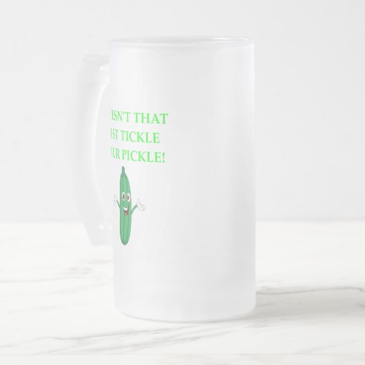 PICKLE MATGLAS BIERPUL (Voorkant links)