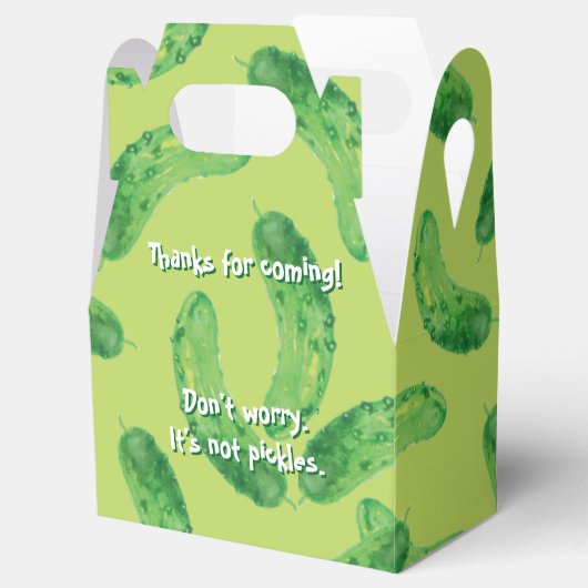 Pickle me Fancy! Bedankdoosjes (Geopend)