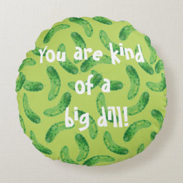 Pickle me Fancy! Rond Kussen