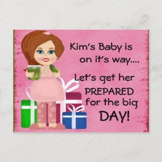 Pickle Mommy Baby shower Invitation Kaart