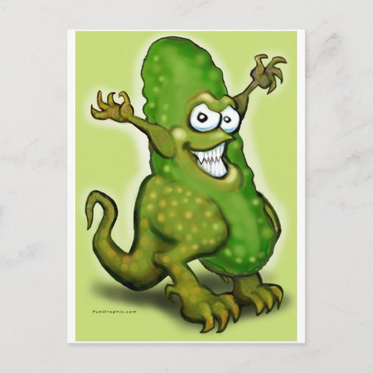 Pickle Monster Briefkaart (Voorkant)
