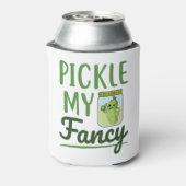 Pickle My Fancy Pickles Lover Cute Green Dill Jar Blikjeskoeler (Blikje Achterkant)
