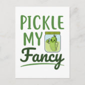 Pickle My Fancy Pickles Lover Cute Green Dill Jar Briefkaart (Voorkant)