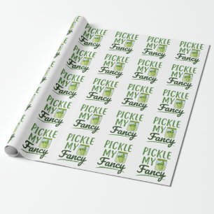 Pickle My Fancy Pickles Lover Cute Green Dill Jar Cadeaupapier