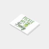 Pickle My Fancy Pickles Lover Cute Green Dill Jar Post-it® Notes (Schuin)