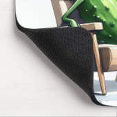 Pickle Ontspannen In Een Stoel Muismat (Hoek)