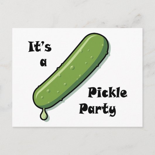 Pickle Party Briefkaart (Voorkant)