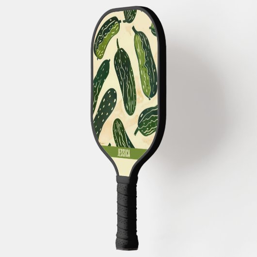 Pickle Patroon Aangepaste naam Pickleball Paddle (Links)