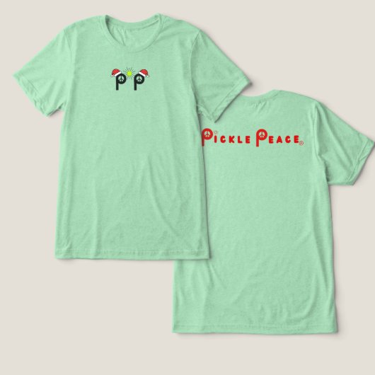 pickle peace Christmas t shirt (Ontwerp Voorkant & Achterkant)