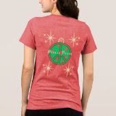 pickle peace kerstbal T-shirt (Achterkant)
