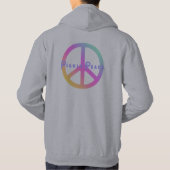 Pickle peace T-shirt in pasteltinten (Achterkant)