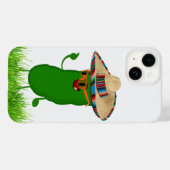 Pickle Persoon met Mexicaanse Sombrero Case-Mate iPhone Case (Achterkant (horizontaal))