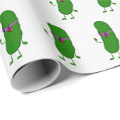 Pickle persoon met roze bril cadeaupapier (Rol Hoek)