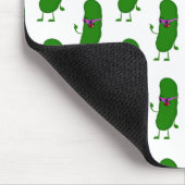 Pickle Persoon op witte Muismat (Hoek)