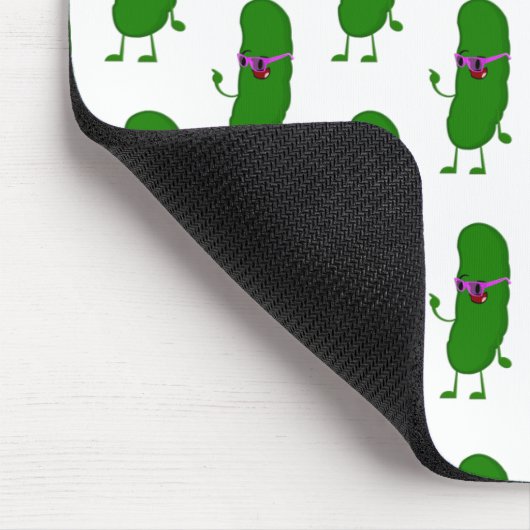 Pickle Persoon op witte Muismat (Hoek)