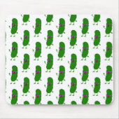 Pickle Persoon op witte Muismat (Voorkant)