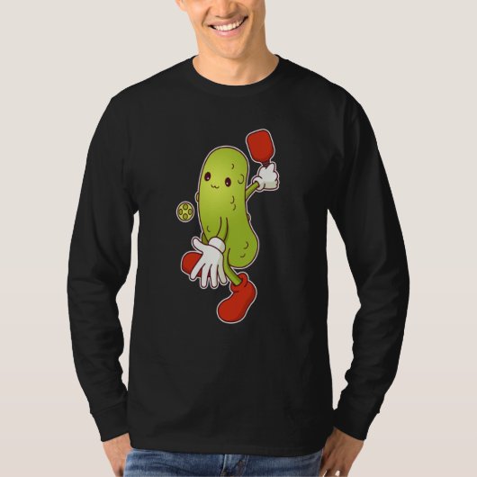Pickle Playing Pickleball T-shirt (Voorkant)