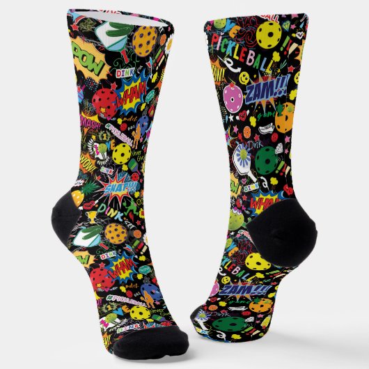 😍Pickle POW! Crew Socks Sokken (Gebogen)