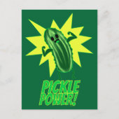 Pickle Power! Briefkaart (Voorkant)