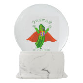 Pickle Power Funny Pickleball Sneeuwbol (Achterkant)