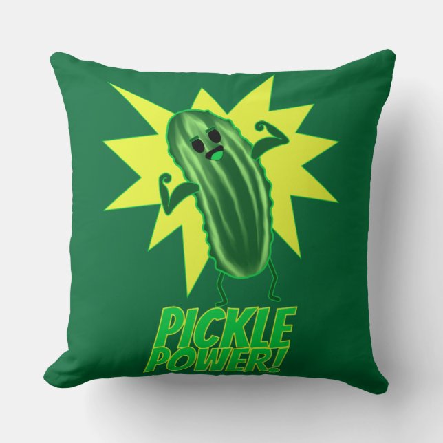Pickle Power! Kussen (Voorkant)