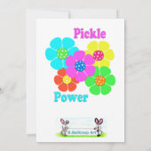 Pickle Power Pickleball Kaart (Achterkant)