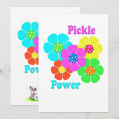 Pickle Power Pickleball Kaart (Voorkant / Achterkant)