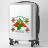 Pickle Power Pickleball Super Hero Sticker (Koffer)