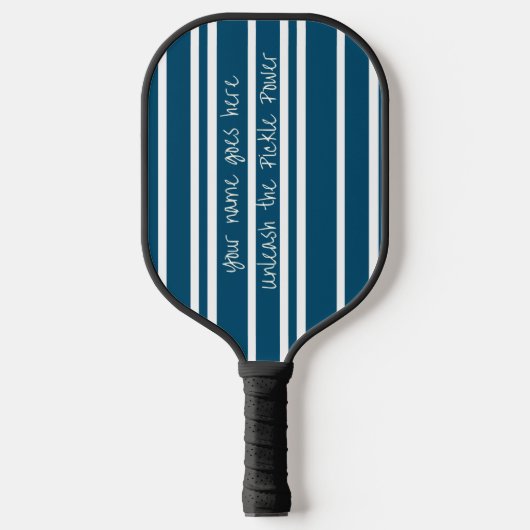 Pickle Power Pickleballer speler krachtig spelen Pickleball Paddle (Voorkant)