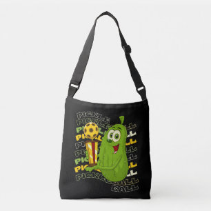 Pickle Power! Schattigee Pickleball Kinder Crossbody Tas